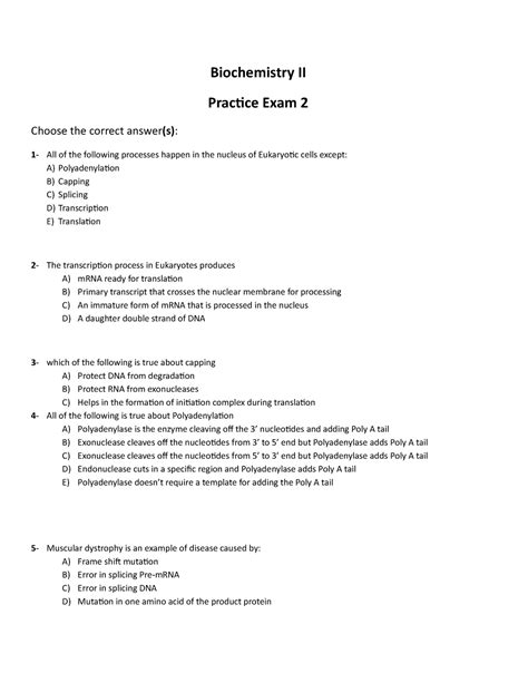 biochemistry chapter 8 quizlet|biochemistry practice exam 1.